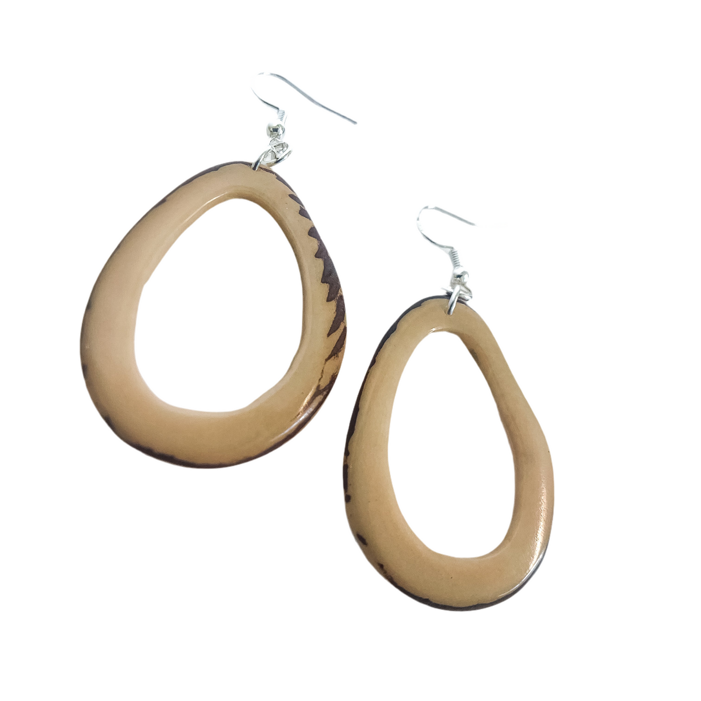 IRIS NEUTRALS TAGUA EARRINGS