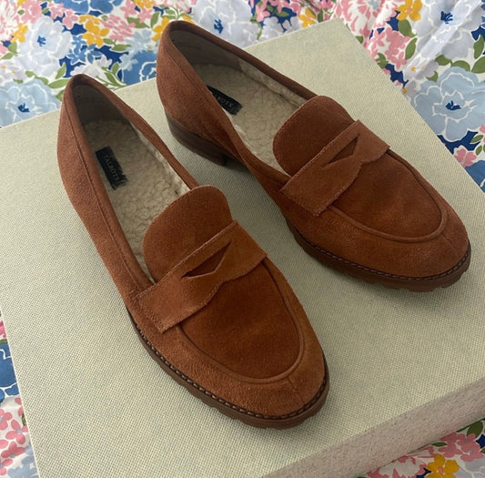 SUEDE LOAFERS TALBOTS 9