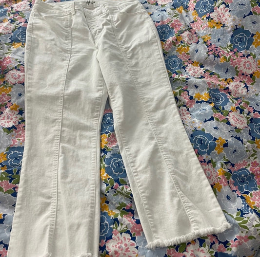 CROPPED WHITE JEANS 14
