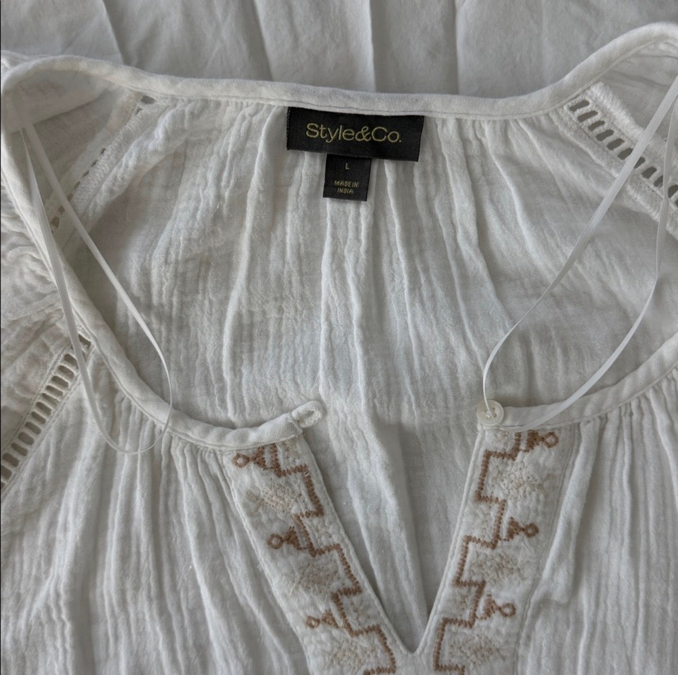 Gauze Dress Large