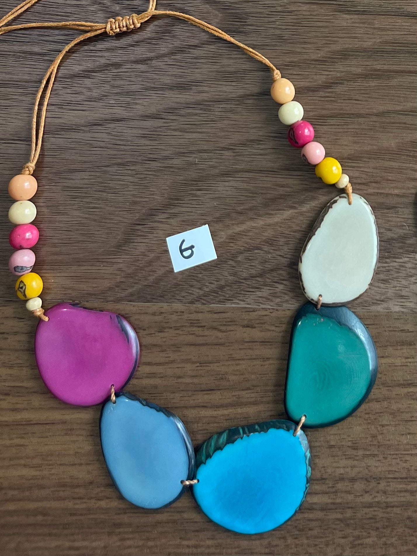 AMY RAINBOW TAGUA NECKLACE