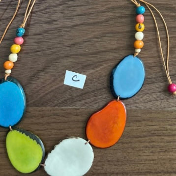 AMY RAINBOW TAGUA NECKLACE