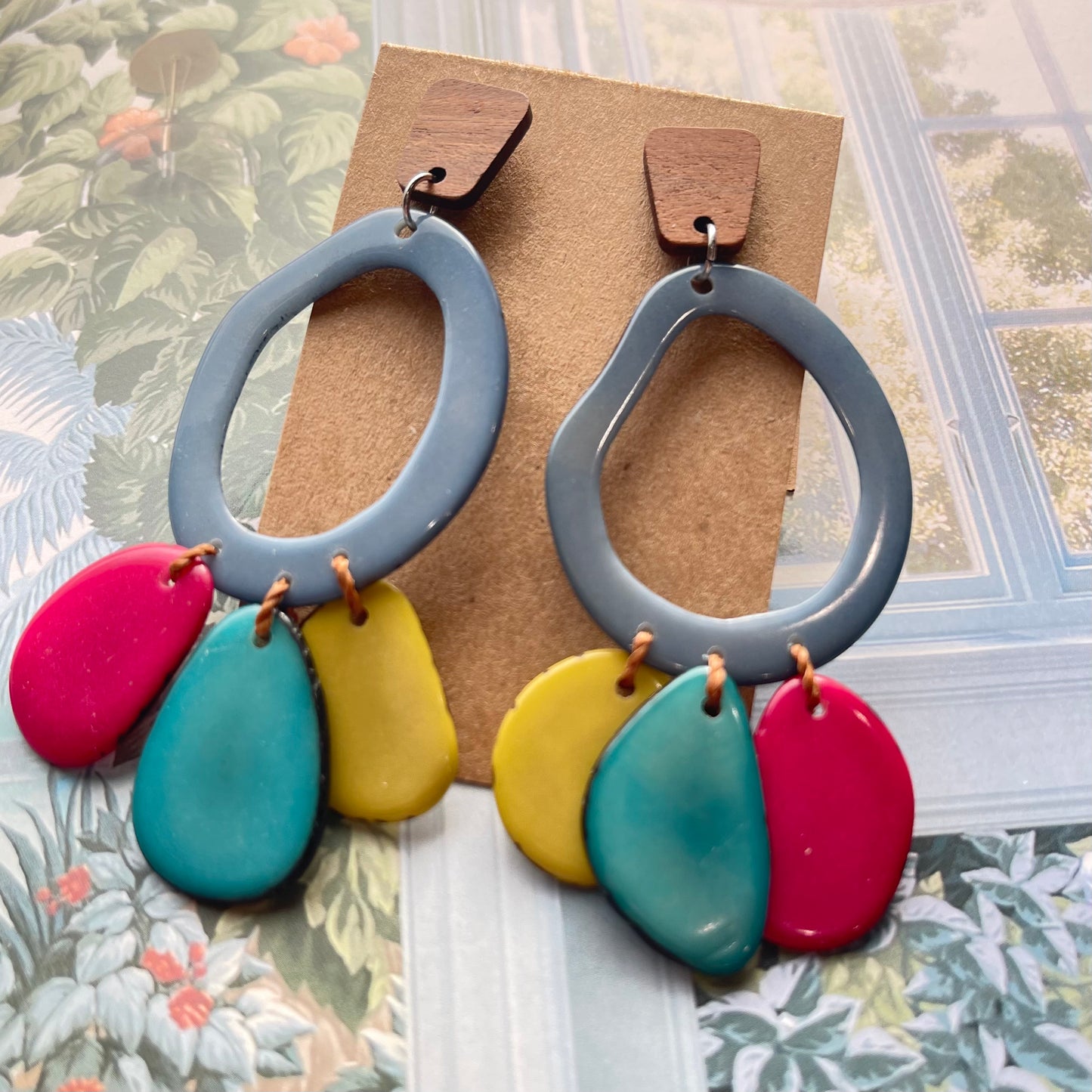 GAIL 2 TAGUA EARRINGS