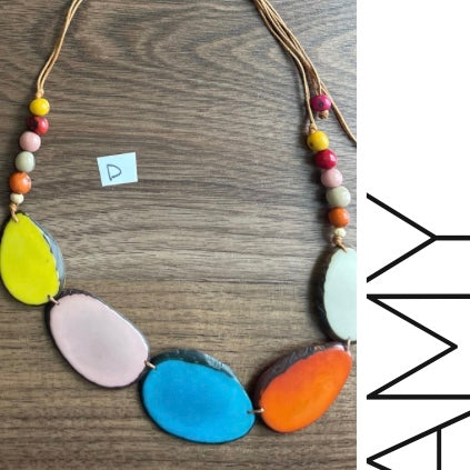 AMY RAINBOW TAGUA NECKLACE