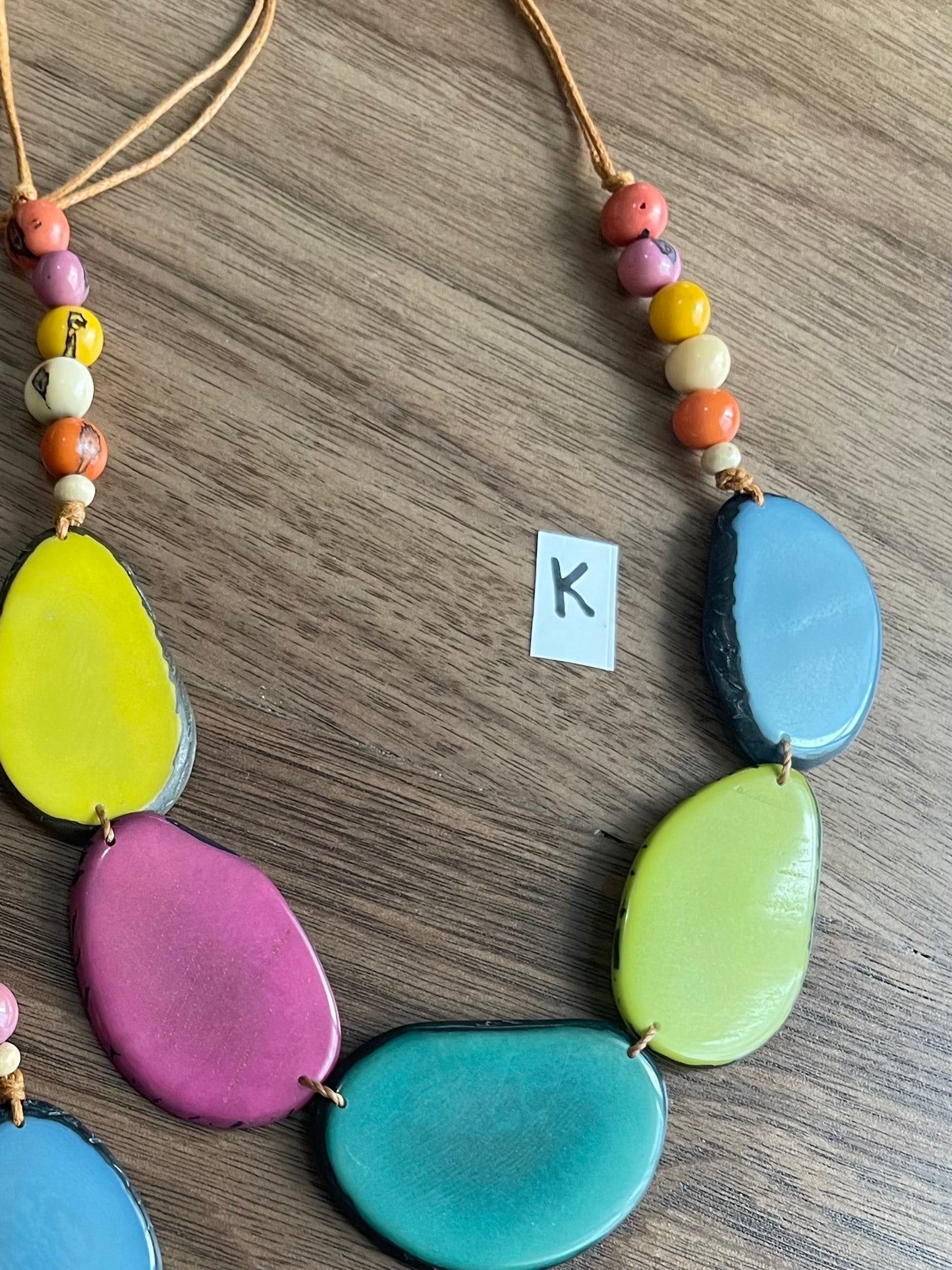 AMY RAINBOW TAGUA NECKLACE