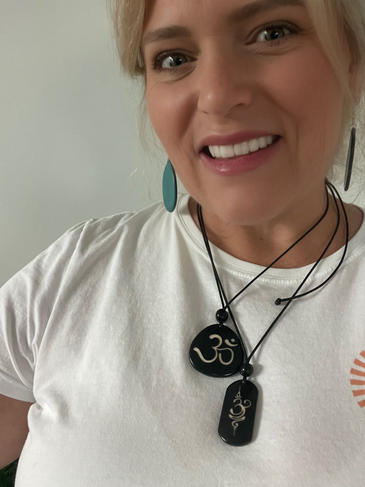 OM & BREATHE TAGUA NECKLACE