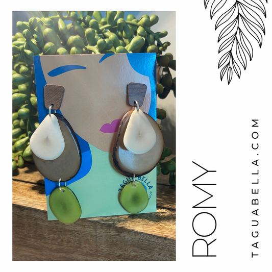 ROMY TAGUA EARRINGS