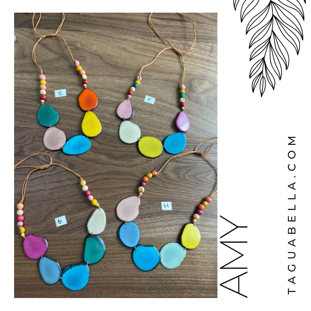 AMY RAINBOW TAGUA NECKLACE