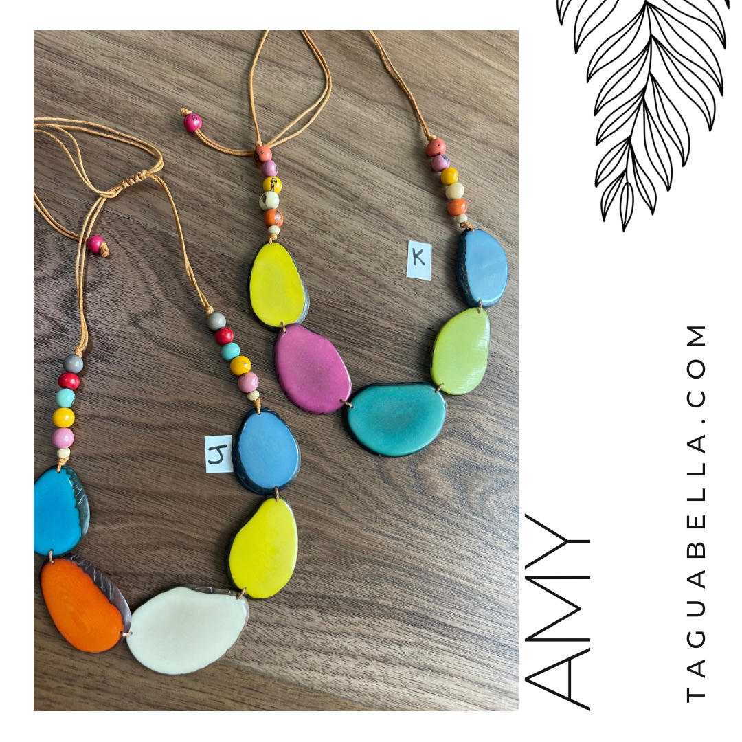 AMY RAINBOW TAGUA NECKLACE