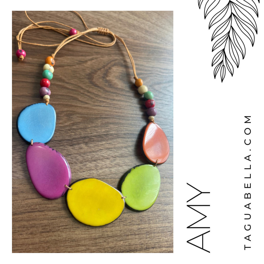 AMY RAINBOW TAGUA NECKLACE