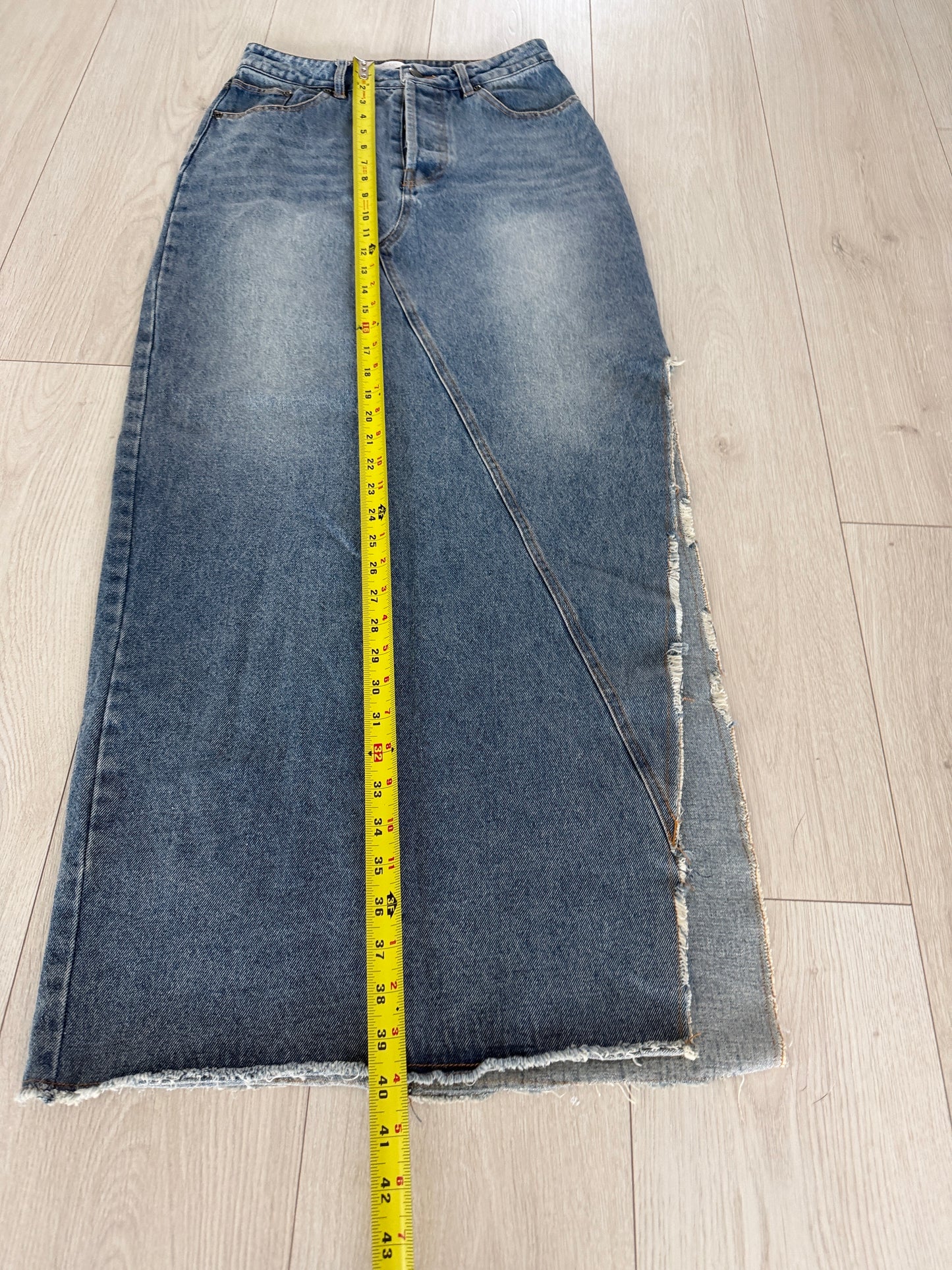 Boho Jean Skirt