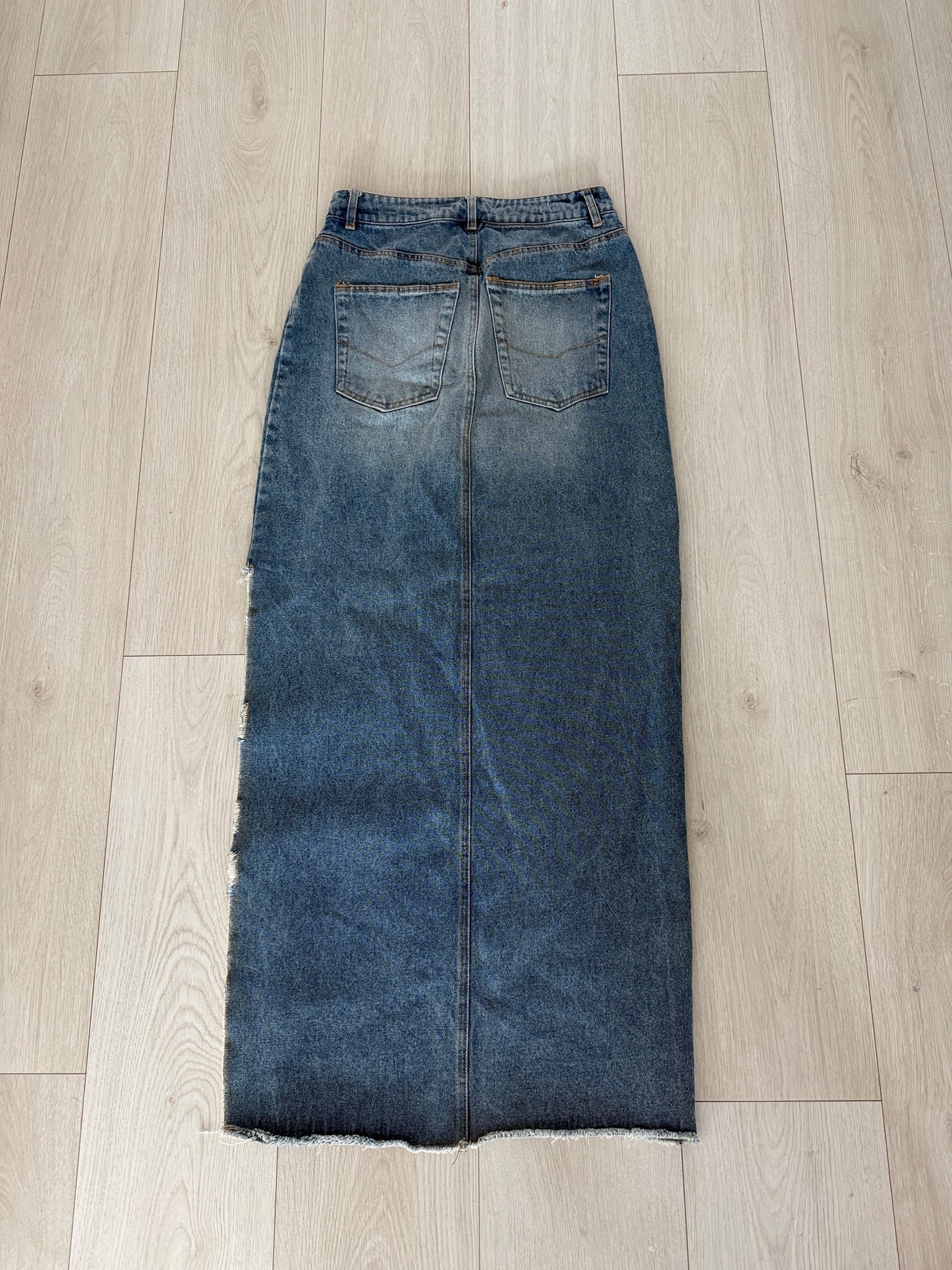 Boho Jean Skirt