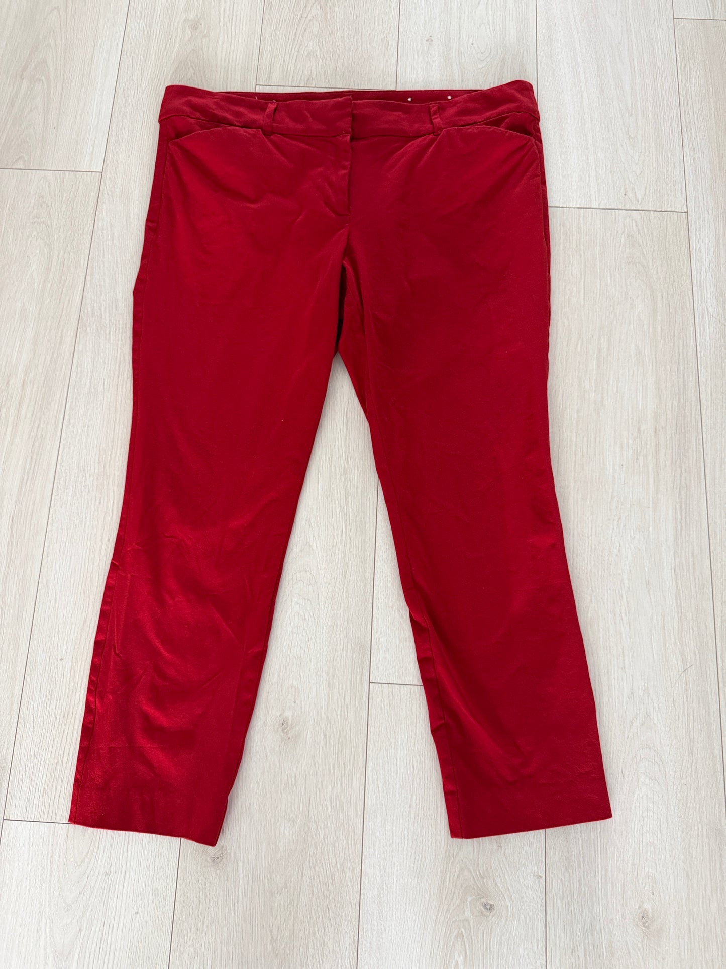 Loft Red Pants 14p