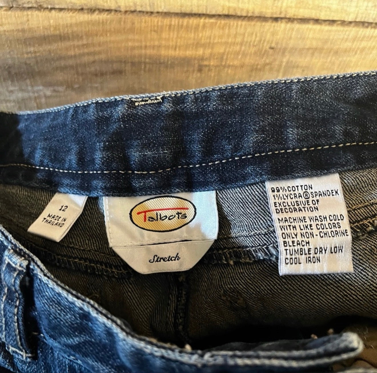 Talbots whipstitched 12
