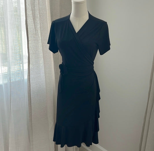 Black Wrap Dress large