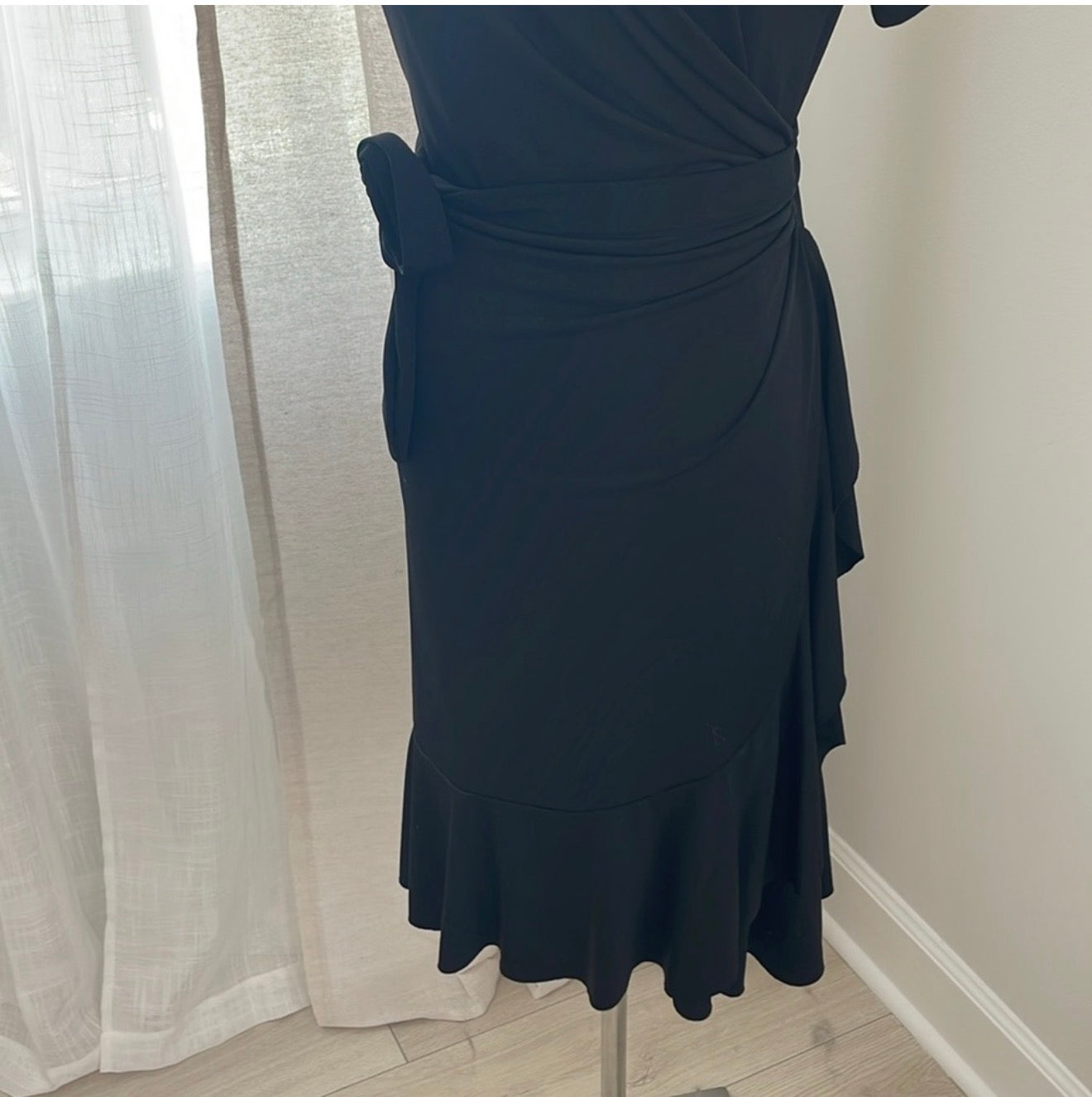 Black Wrap Dress large