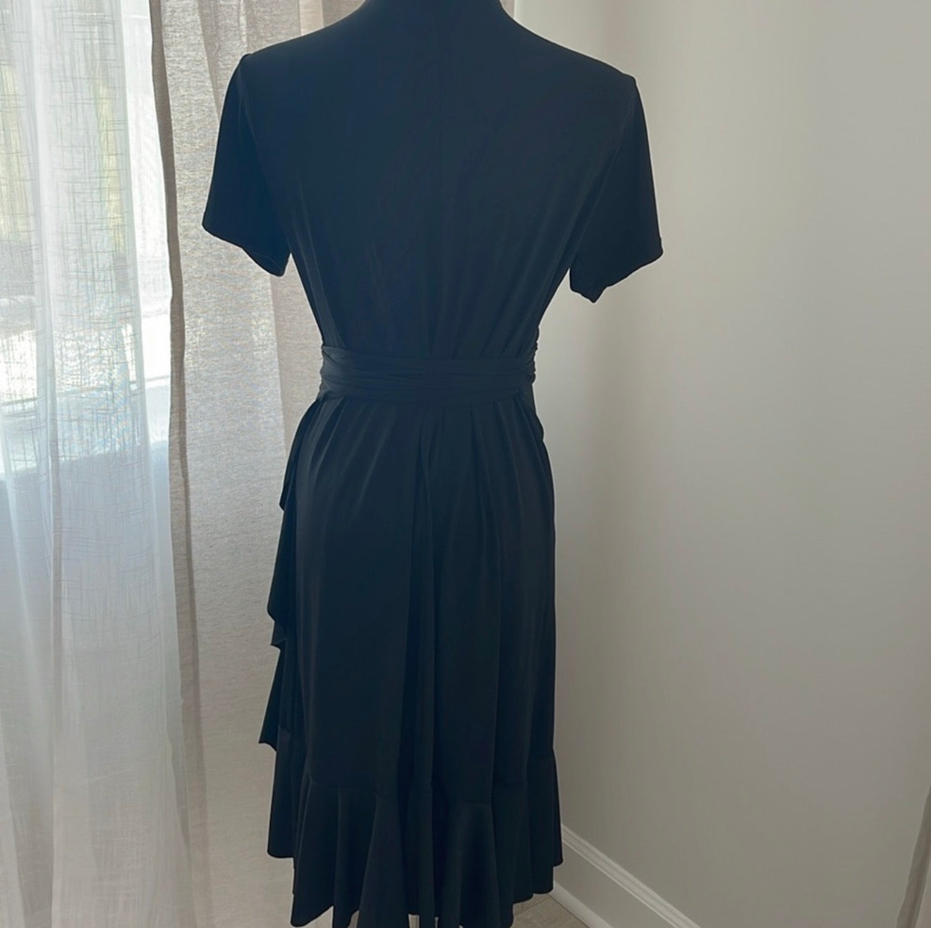 Black Wrap Dress large