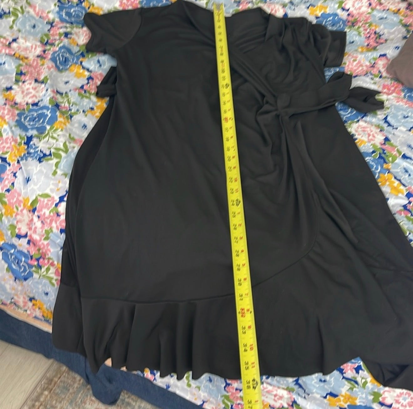 Black Wrap Dress large