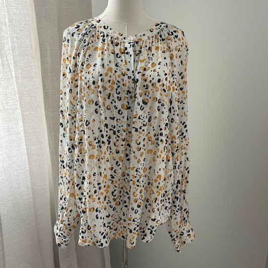 Loft Cheetah Blouse xl