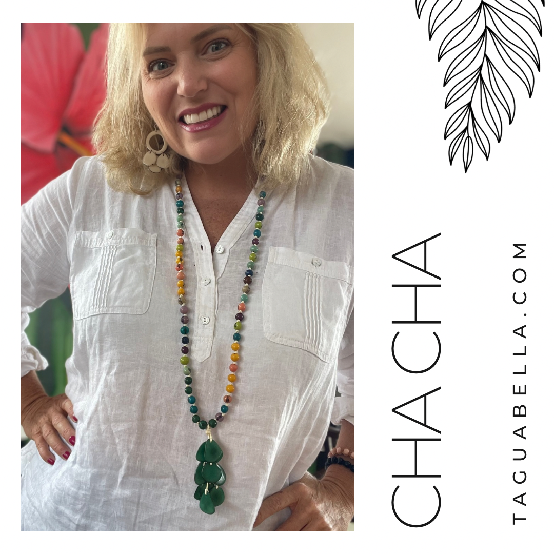 CHA CHA 3 TAGUA NECKLACE