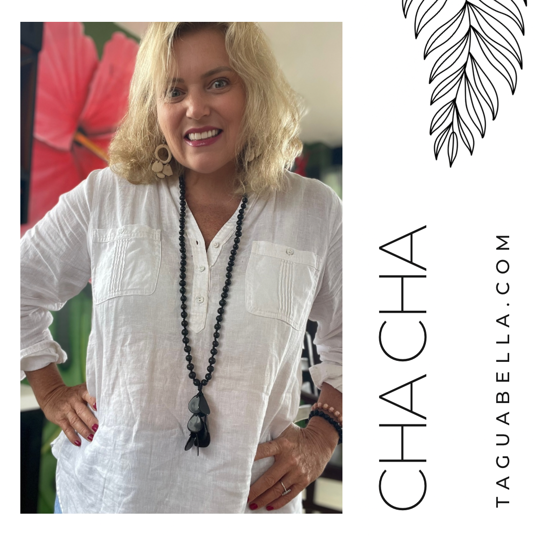 CHA CHA 3 TAGUA NECKLACE