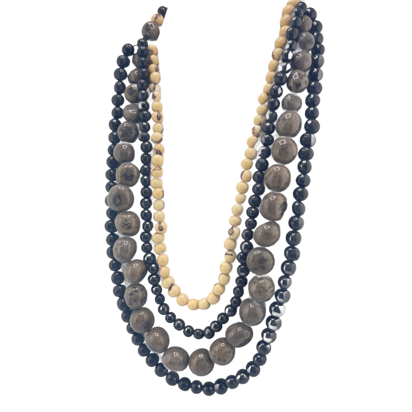 ROSARIO NEUTRALS ACAI NECKLACE