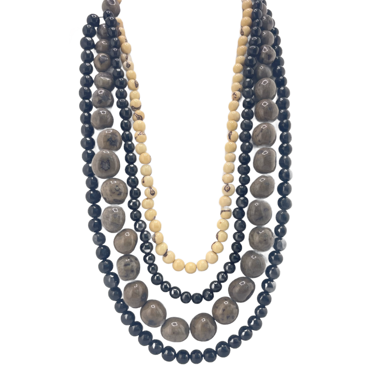 ROSARIO NEUTRALS ACAI NECKLACE