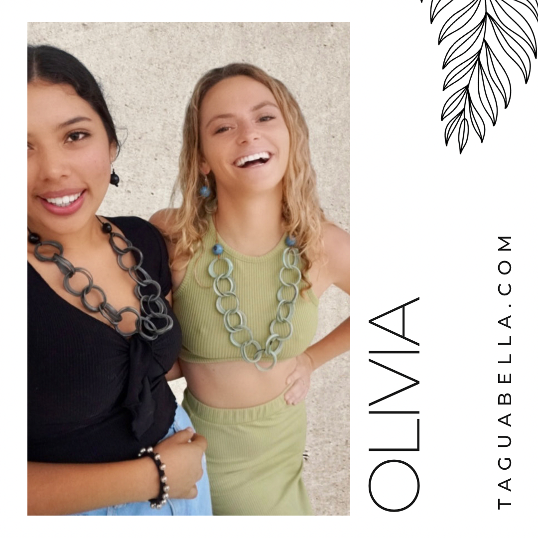 TAGUA JEWELRY, OLIVIA NECKLACE BY TAGUA BELLA – Tagua Bella