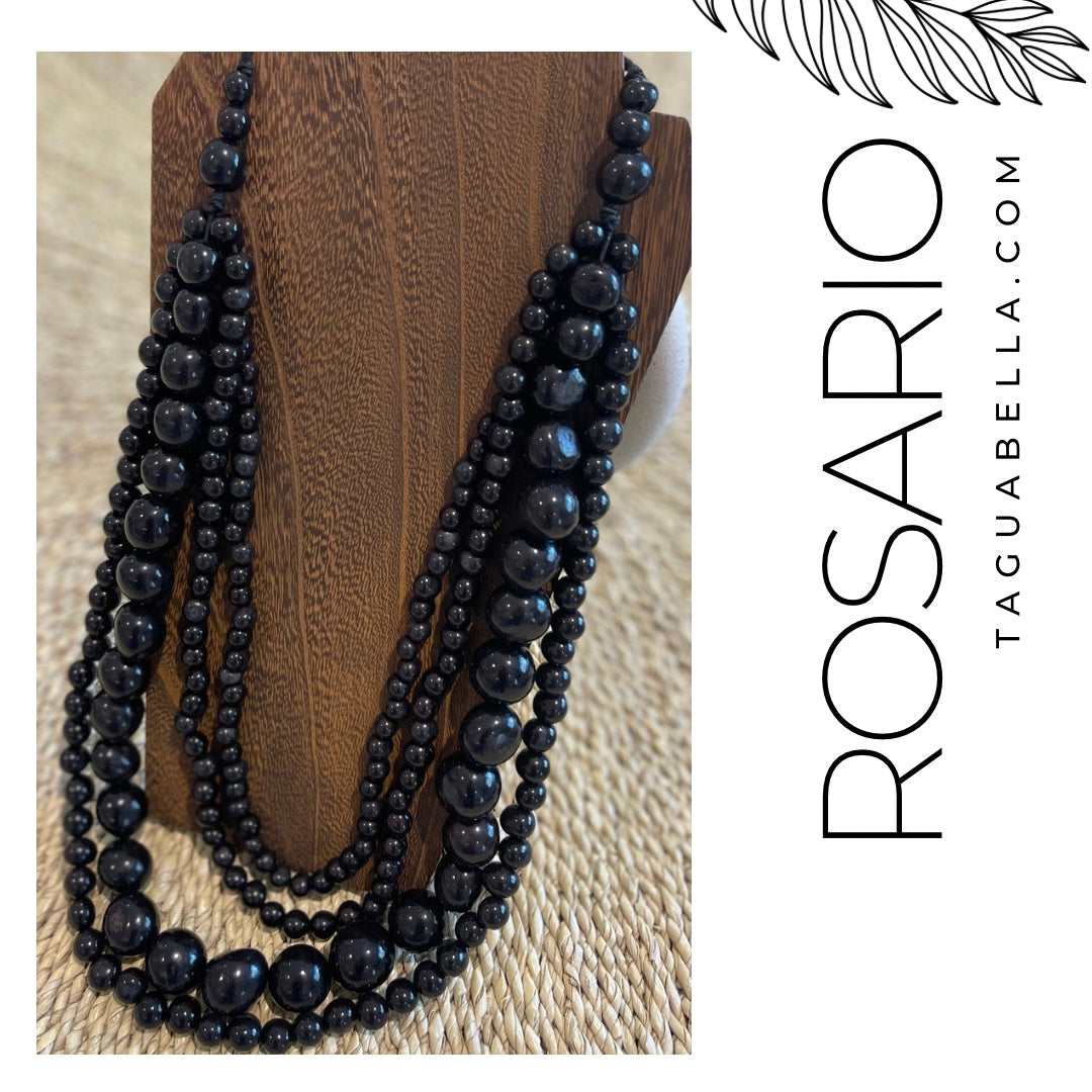 ROSARIO NEUTRALS ACAI NECKLACE