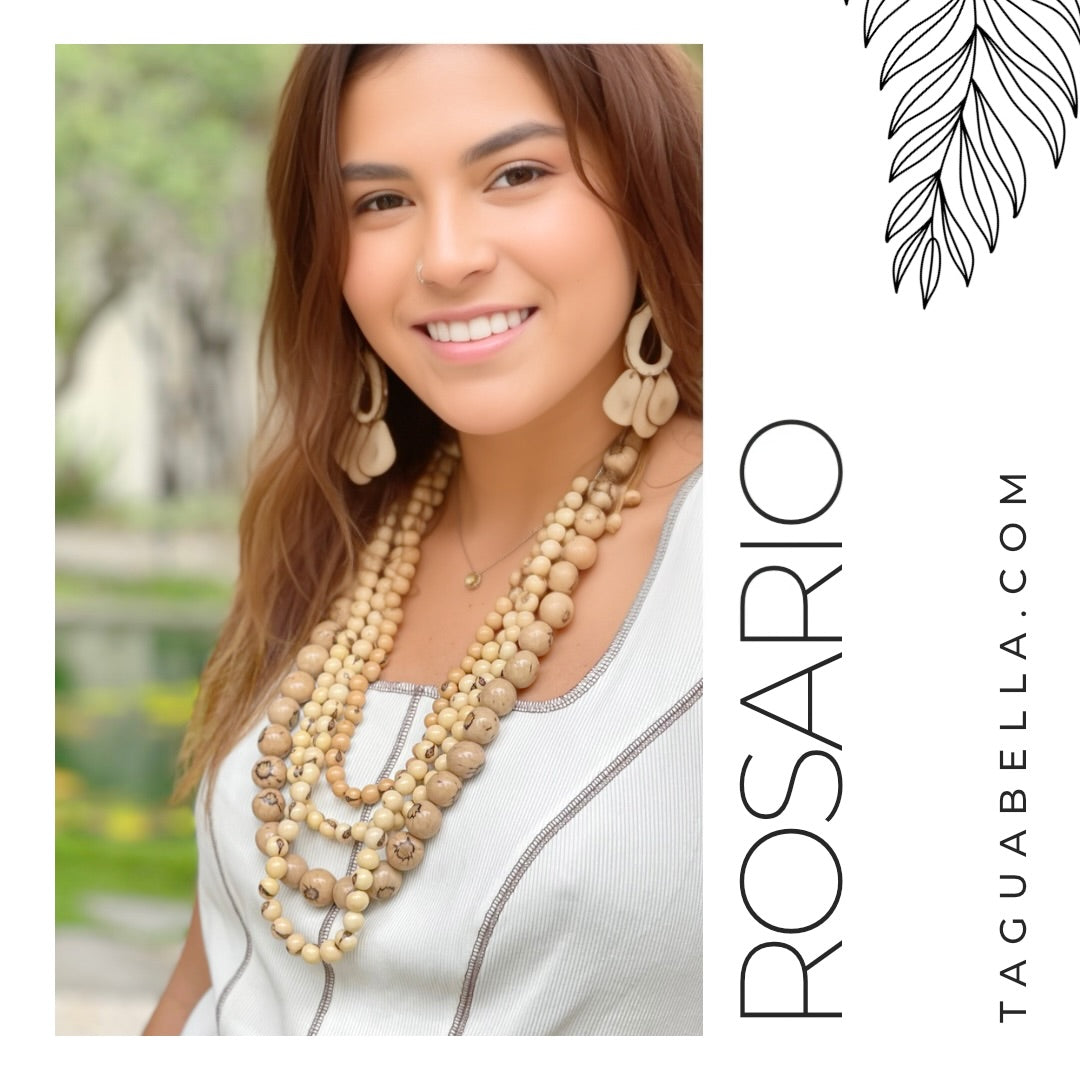 ROSARIO NEUTRALS ACAI NECKLACE