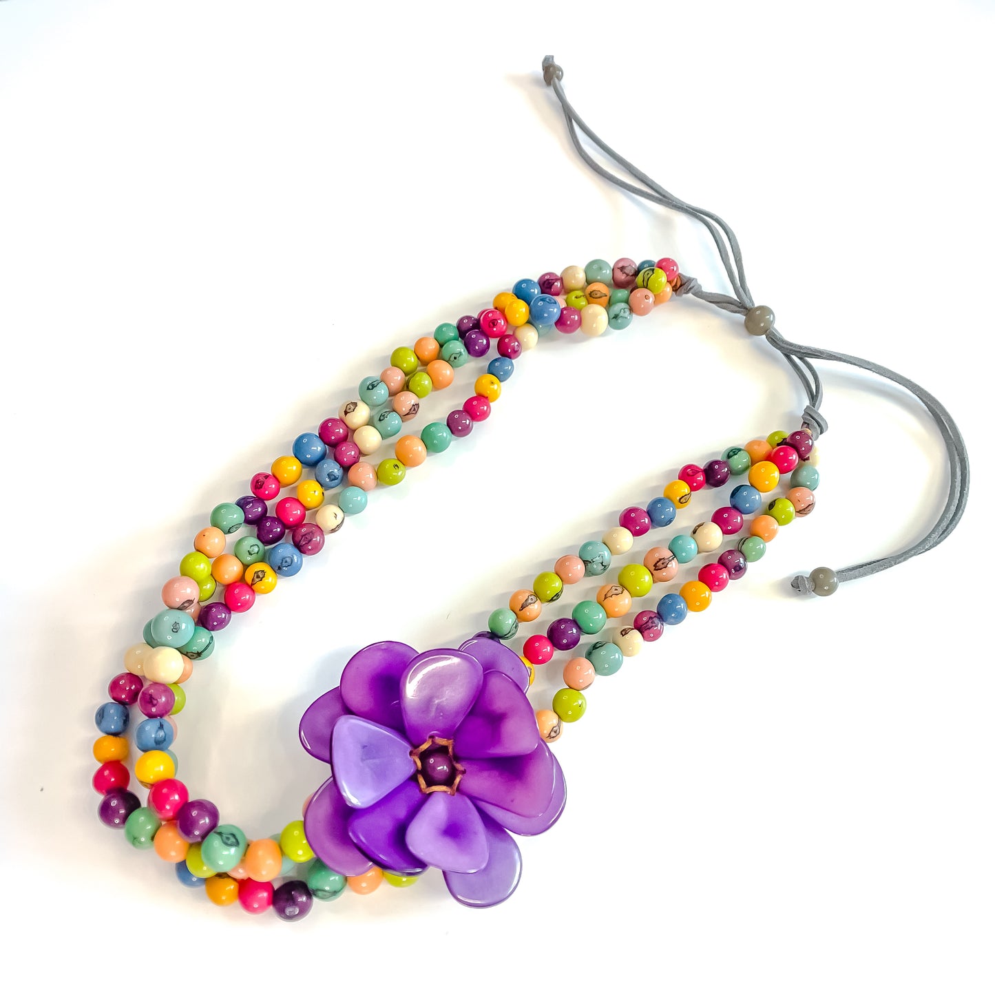 DAISY MAE RAINBOW TAGUA NECKLACE